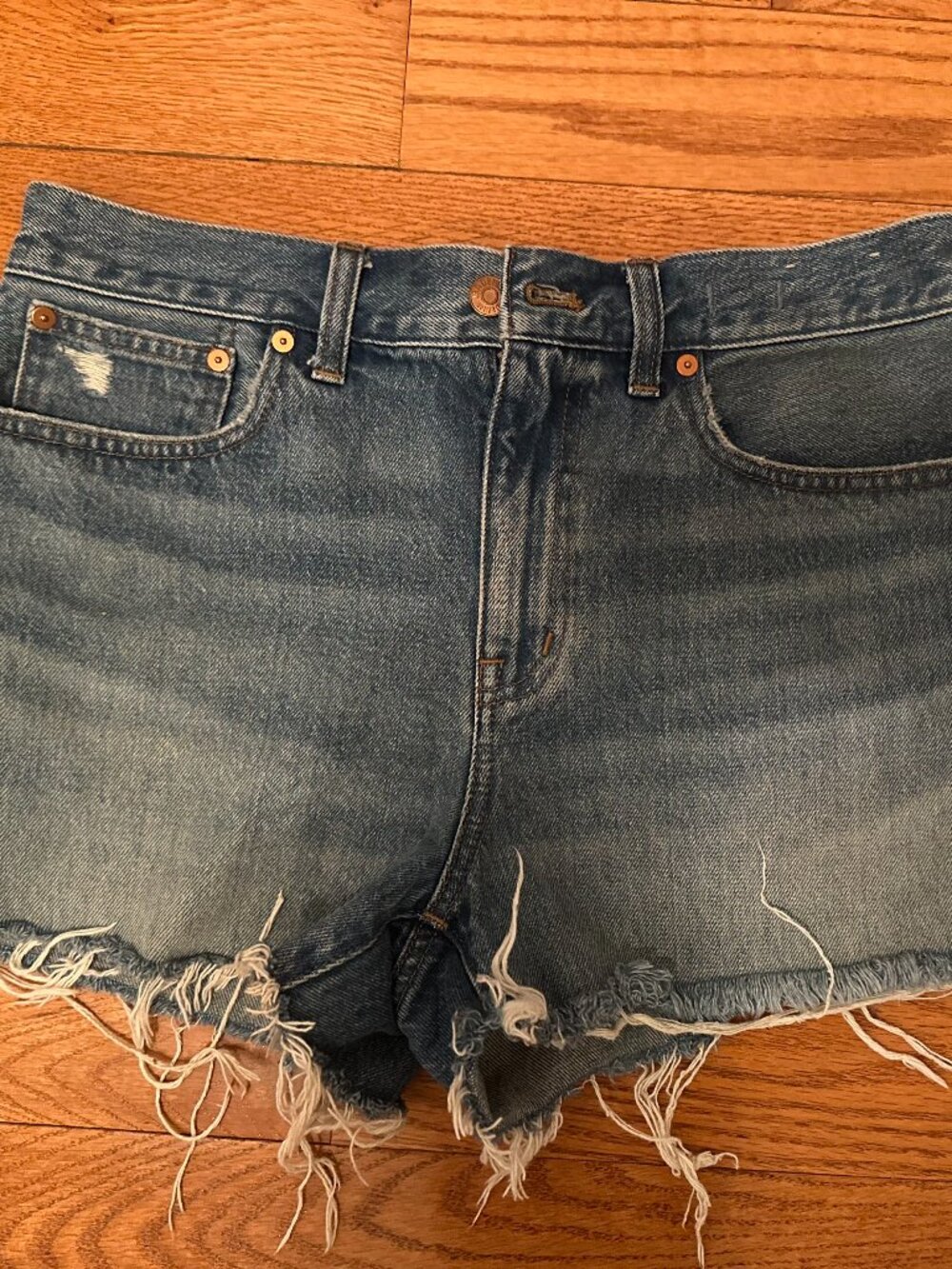 Madewell Relaxed Denim Cut-off Shorts